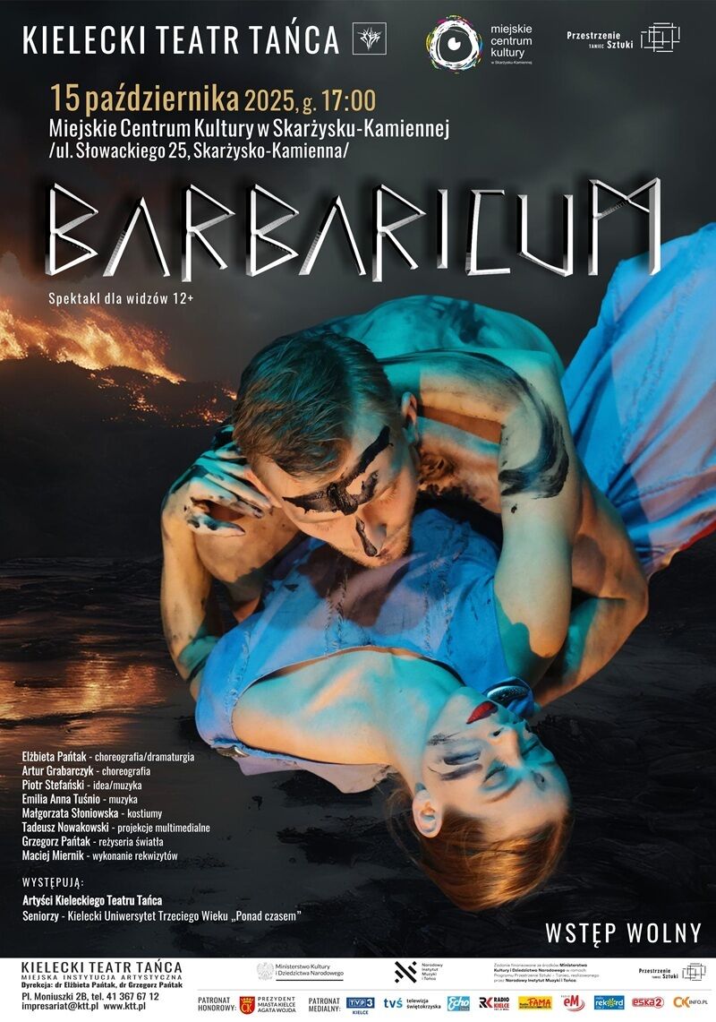 15.10 Spektakl ,,BARBARICUM”. PRZESTRZENIE SZTUKI – TANIEC 2025