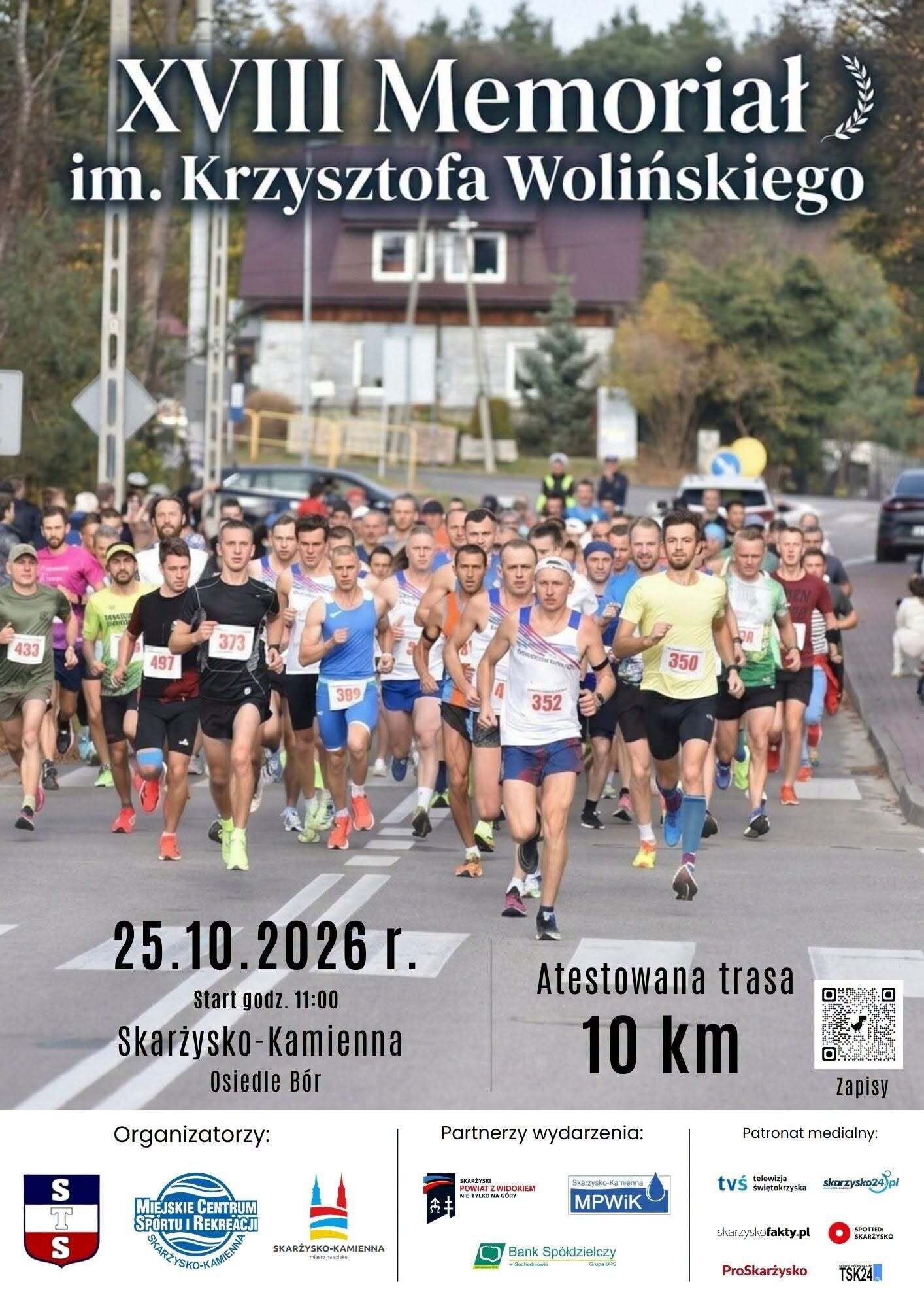 25.10 XVIII Memoriał im. Krzysztofa Wolińskiego (OPEN) 