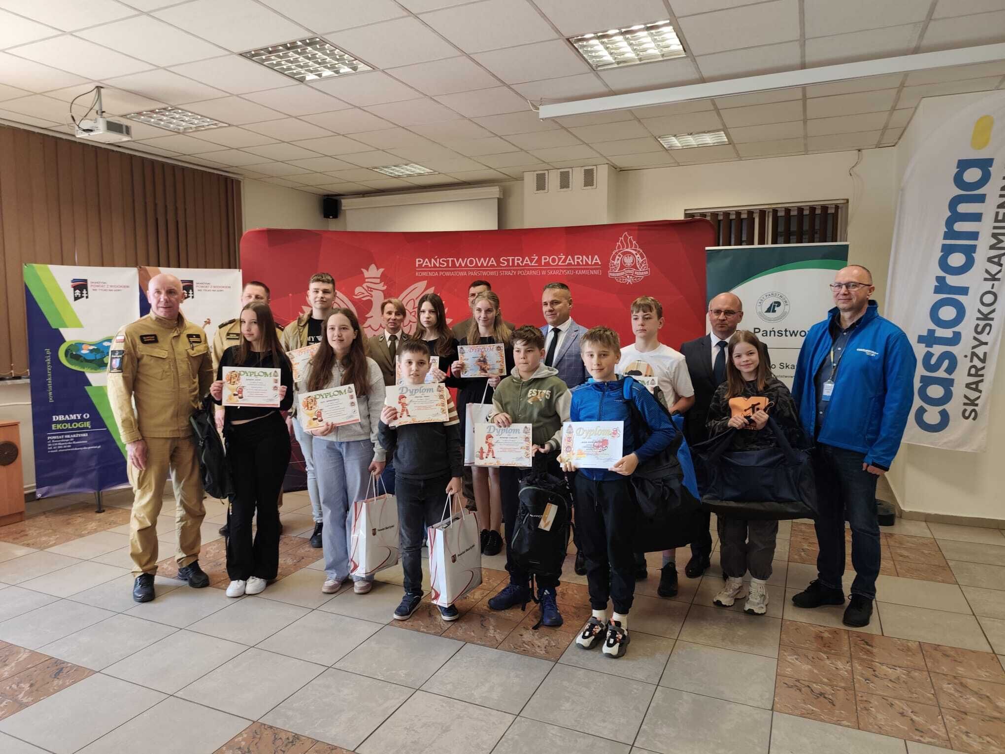 Rozstrzygnięcie eliminacji powiatowych Ogólnopolskiego Turnieju Wiedzy Pożarniczej