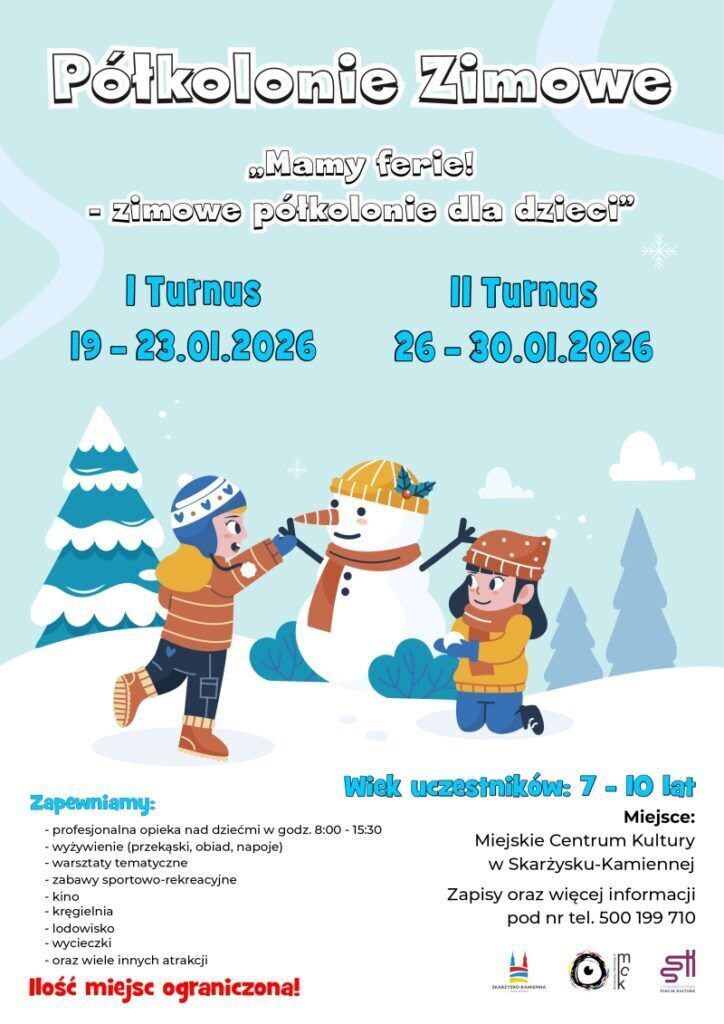 plakat polkolonie zimowe MCK 2026 724x1024