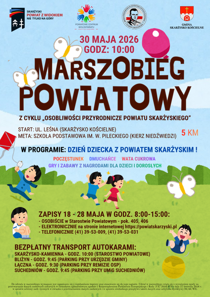 IV Marszobieg Powiatowy „Osobliwości przyrodnicze powiatu skarżyskiego” już 30 maja!