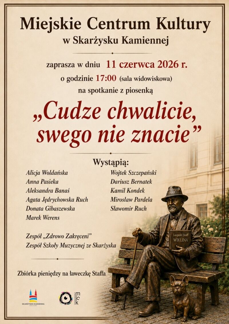 11.06 Spotkanie z piosenką pt. „Cudze chwalicie, swego nie znacie”