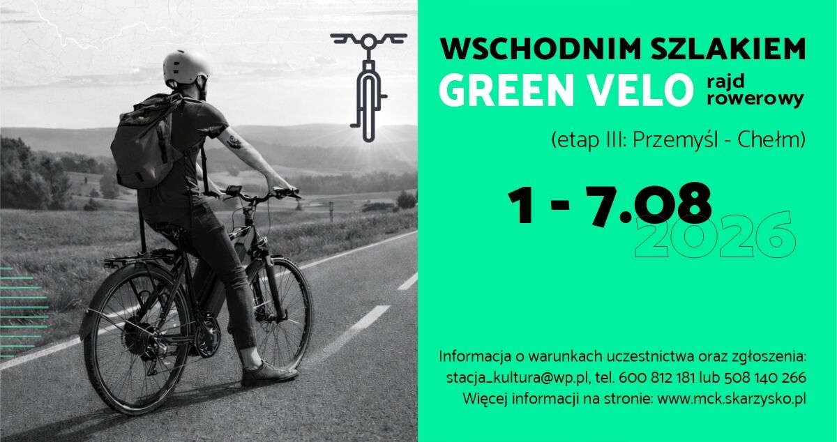 Rusza kolejna edycja rajdu rowerowego Green Velo. Trwa nabór uczestników  