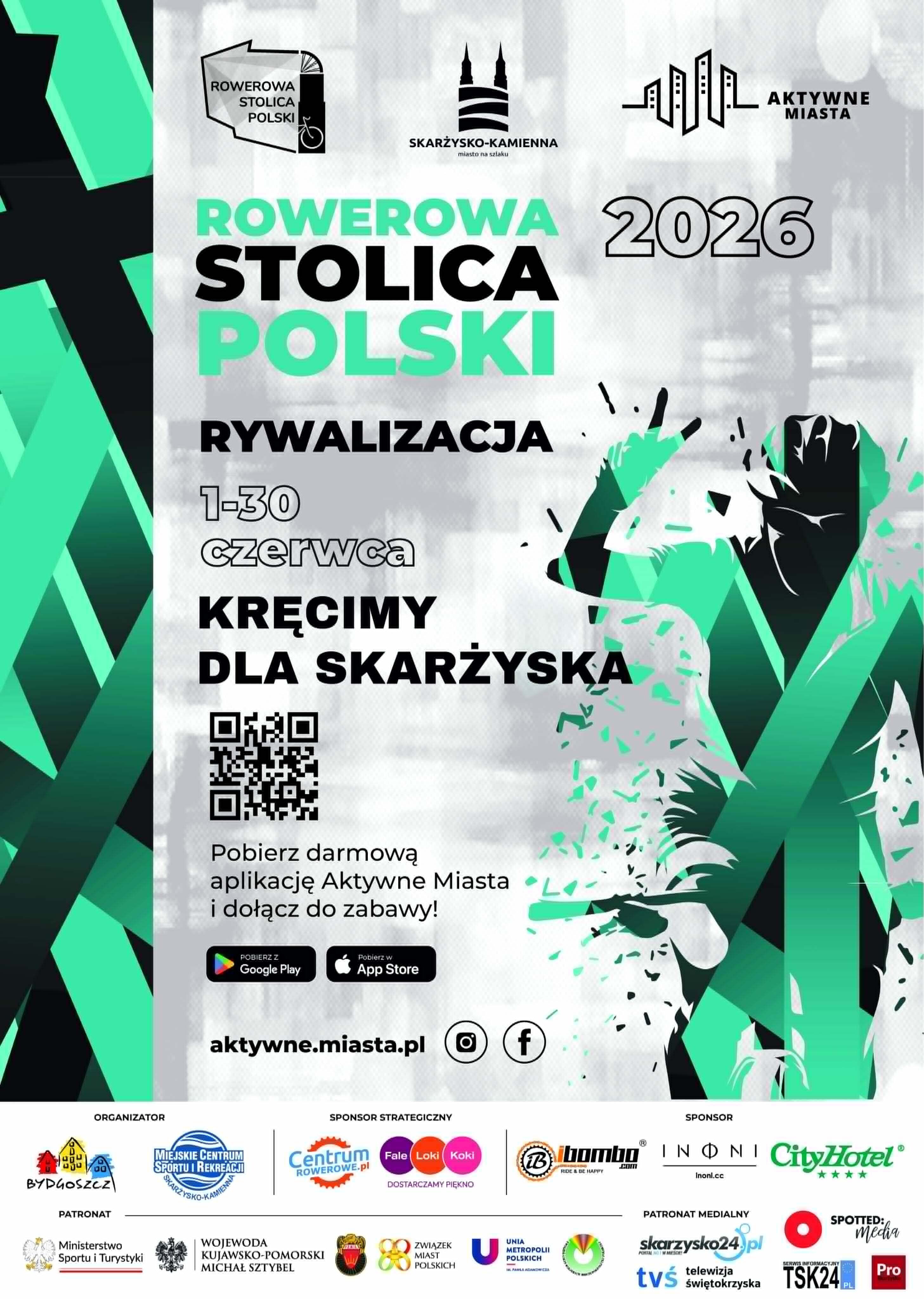 Skarżysko-Kamienna powalczy o tytuł Rowerowej Stolicy Polski 2026!